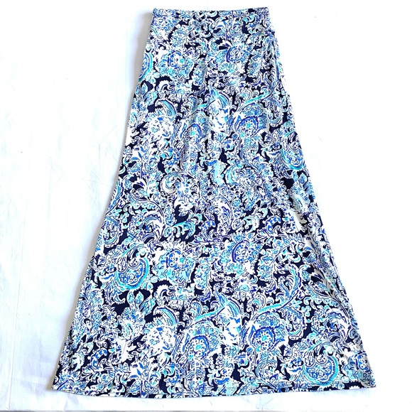 Cynthia Rowley Print Maxi Skirt - Picture 1 of 4